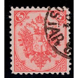 1890, Steindruck, 5 Kr. ziegelrot, LZ 10?, gepr&uuml;ft...