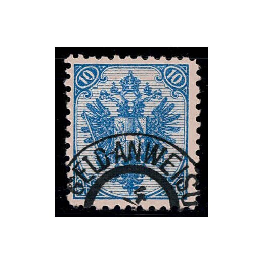 1890, Steindruck, 10 Kr. blau, LZ 10?, gepr&uuml;ft Goller (Mi. 5ILa / Fb. 6Ia)