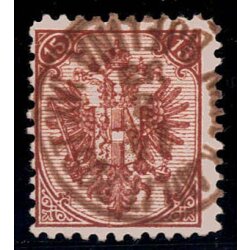 1890, Steindruck, 15 Kr. r&ouml;tlichbraun, LZ 10?,...