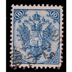 1890, Steindruck, 10 Kr. blau, LZ 11?, gepr&uuml;ft...