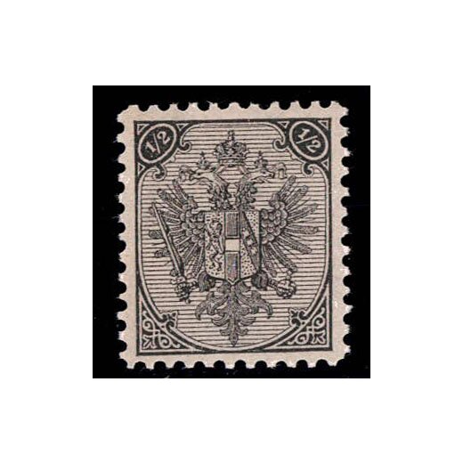 1895, Buchdruck, ? Kr. schwarz, Type A, LZ 10? (Mi. 9II/IA / ANK 1II/A)