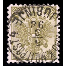 1895, Buchdruck, 20 Kr. oliv, LZ 10? (Mi. 8IIA / ANK 8II)