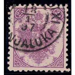 1895, Buchdruck, 25 Kr. violett, WZ, LZ 10? (Mi. 7IIA /...