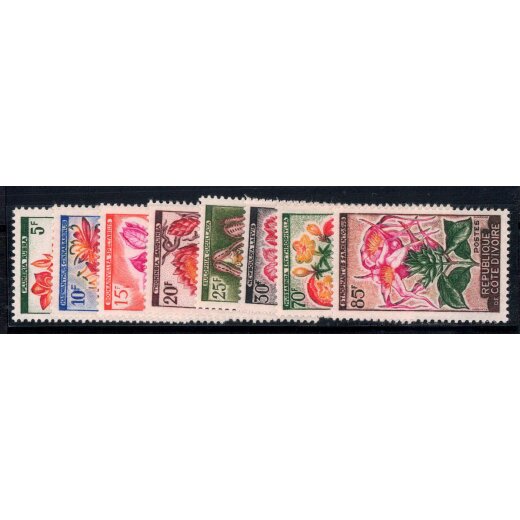 1961, Flora, 8 Werte (Mi. 223-30)