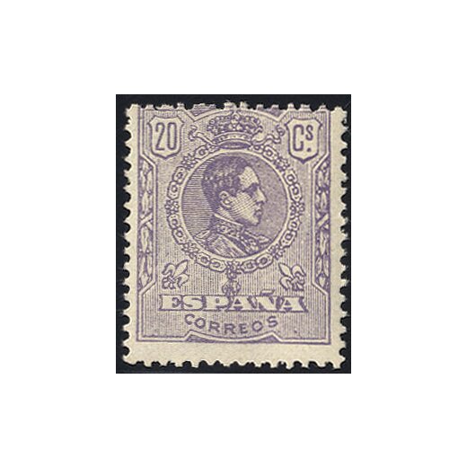 1917, König Alfons XIII, 20 C violett, Mi. 245 / 45,- Unif. 248
