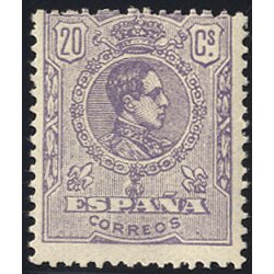 1917, K&ouml;nig Alfons XIII, 20 C violett, Mi. 245 /...