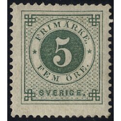 1886, 5 &Ouml; gr&uuml;n, Mi. 32 / 65,- Unif. 32