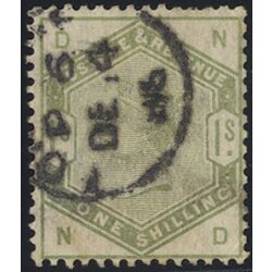 1883, 1 Sh graugr&uuml;n, Mi. 81 SG 196 Unif. 85
