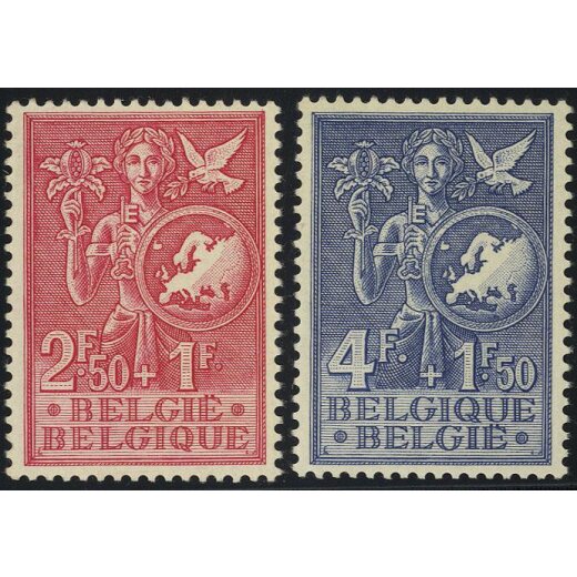 1953, Europa, 2 Höchstwerte, Mi. 977-978 / 60 Unif. 928-929 / 70