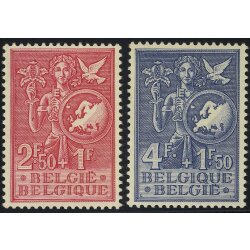 1953, Europa, 2 H&ouml;chstwerte, Mi. 977-978 / 60 Unif....