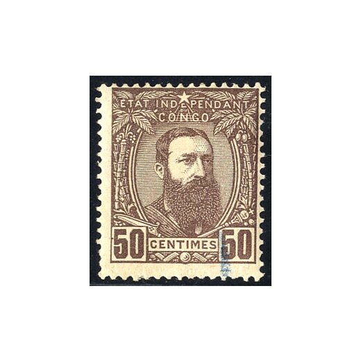 1887, Leopold II 50 c, Mi. 9 / 70,-
