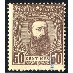 1887, Leopold II 50 c, Mi. 9 / 70,-