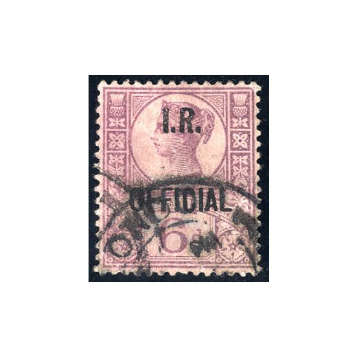 1901, 6 P "I.R. OFFICIAL", Mi. 54 / 90,- SG O18
