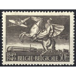 1949, 100 J. belgische Briefmarken, Mi. 845 Unif. A24