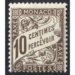 1905/09, Segnatasse, 10 Cent. bruno, ben centrato (Mi. 7...