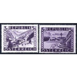 1947-48, Landschaften, 16 Werte (ANK 847-62/...