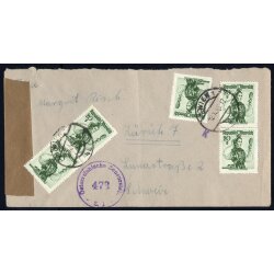 1948-53, Lot 2 Reko- und 7 gew&ouml;hnliche Briefe, sowie...