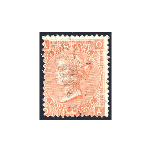 1865, 4 P. (U. 32 - SG 94 / 60,-)