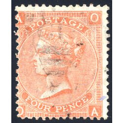1865, 4 P. (U. 32 - SG 94 / 60,-)