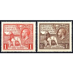 1925, Serie 2 Werte, SG 432-433 Mi. 168-169