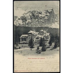 1904, "HOTEL KARERSEE" Schraffenstempel auf...