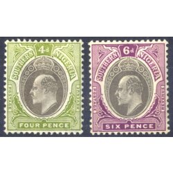 1904-09, miniset from 1/2 d. too 1s. withouth 3 d., SG...