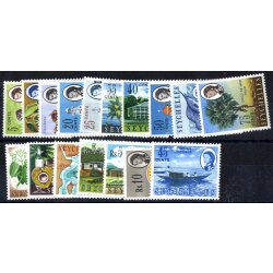 1962, set of 17, without 30c., SG 196-212