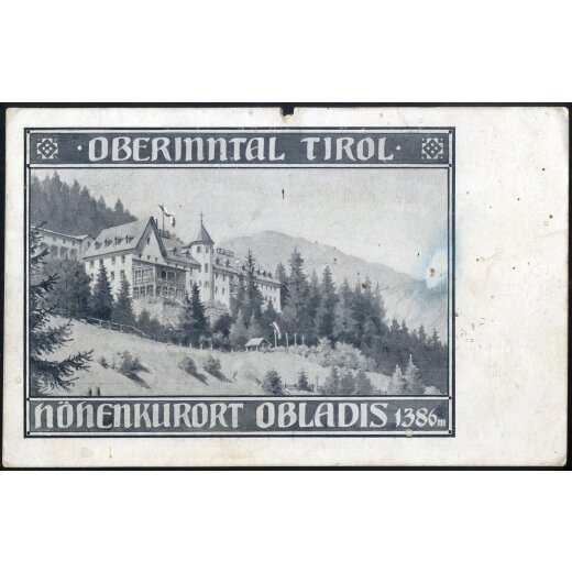 1911, "Höhenkurort Obladis", AK, gebraucht