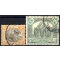 1904/10, Tiger, Kleinsatz 1 C. bis 1 $, 9 Werte, Mi. 27-35