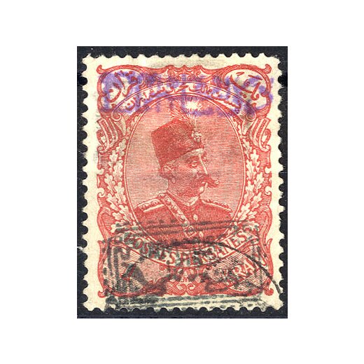 1902, 12 CH. auf 1 Kr. rot mit Provisoire Aufdruck, Mi. 146