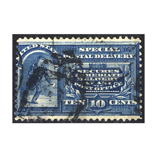 1894, Eilbote, 10 C blau, Mi. 102