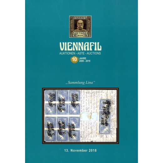 Viennafil Auktionskataloge der Sammlung Lina + "Trentino-Südtirol",Ergebnisliste auf unserer Homepage zum Download verfügbar