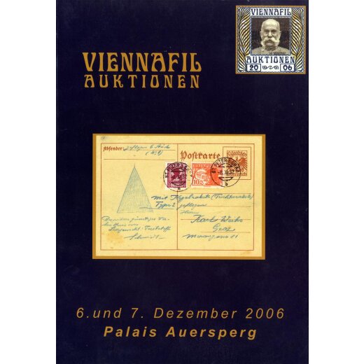 Viennafil Auktionskatalog der Sammlung  "Schmidl Raketenpost und Kosmogramme" aus 2006, die Ergebnisliste ist auf unserer Homepage zum Download verfügbar