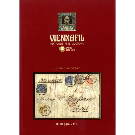2 Viennafil Auktionskataloge der Sammlung Stern aus dem Jahre 2018, die Ergebnislisten sind auf unserer Homepage zum Download verfügbar