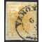 1850, 5 Cent. arancio, carta a seta,cert. Goller (Sass. 1h)