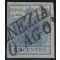 1851, &quot;Carta costolata&quot;, 45 Cent. azzurro, primo tipo, centro in risalto, cert. Ferchenbauer (Sass. 17)