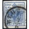 1850, 45 Cent. azzurro, terzo tipo, carta spessa 0,13 mm, cert. Steiner (Sass. 12)