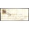 1850, 30 Cent. bruno, primo tipo, su lettera da Mantova 23.3.1853, firm. Sorani (Sass. 7 - ANK 4HI)