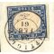 "CITTIGLIO 24 / FEB / 61", annullo d.c. su 20 Cent. Sardegna su frammento (Sass. 8P.)