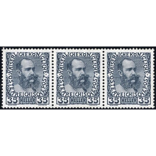 1908, "E"RANCISCUS, ANK 149+149I+149, Kurzbefund Stastny