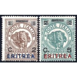 1924, Somalia soprastampati, Sass+Unif 80-86
