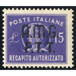 1949, Recapito Autorizzato, 1 val (Mi. + S. 3 / 100,-)