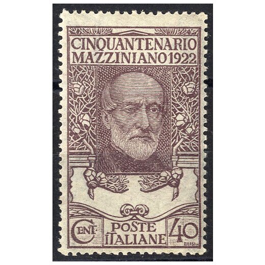 1923-27, Mazzini, 3 valori, Sass. 128-130 / 150,- Mi. 157-159