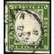 1855/63, 5 Cent. verde bronzo, usato, a filo a destra, firmato Cardillo, Sassone 13 Dd / 750,-