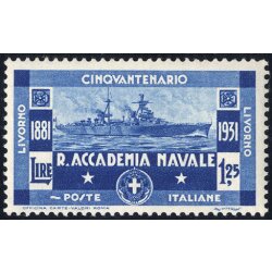 1931, Accademia Navale, 3 valori, U. + S. 300-02 / 200,-