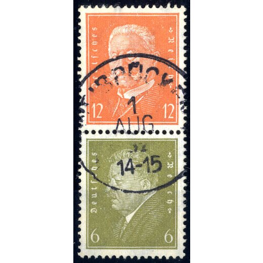 1932, Reichspräsidenten, Zusammendruck (Mi. S48)