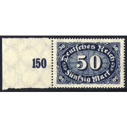 1922, 50 M, schwarzblau, gepr&uuml;ft Schulze, Mi. 246 c