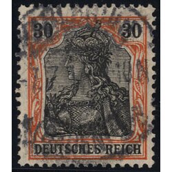 1905, 30 Pf auf orangewei&szlig;, gepr&uuml;ft Oechsner,...