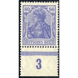 1920, 80 Pf, grauultramarin,geprüft Infla Berlin,...