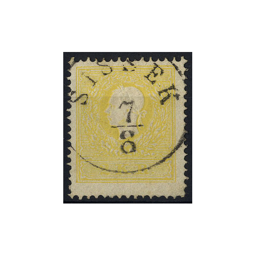 1859, 2 Kr. gelb, Pracht, Befund Steiner V&Ouml;B (ANK 10IIa - U. 11)